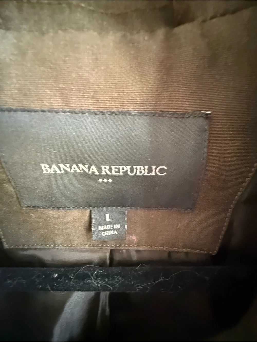 Banana Republic Olive Brown Trench Coat